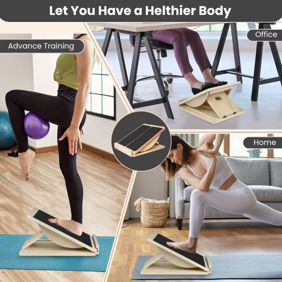 Adjustable Incline Board and Calf Stretcher, Slant Board(1 pack) - Picture 8 of 12